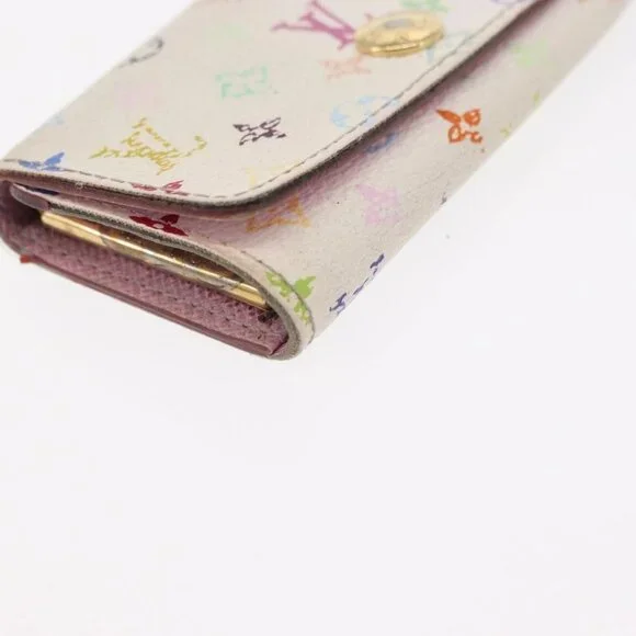 LOUIS VUITTON Zippy Coin Purse Multicles 4 Coin Purse 2 Set White Auth am9908